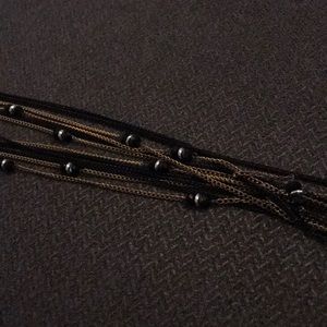 Beaded, chain necklace